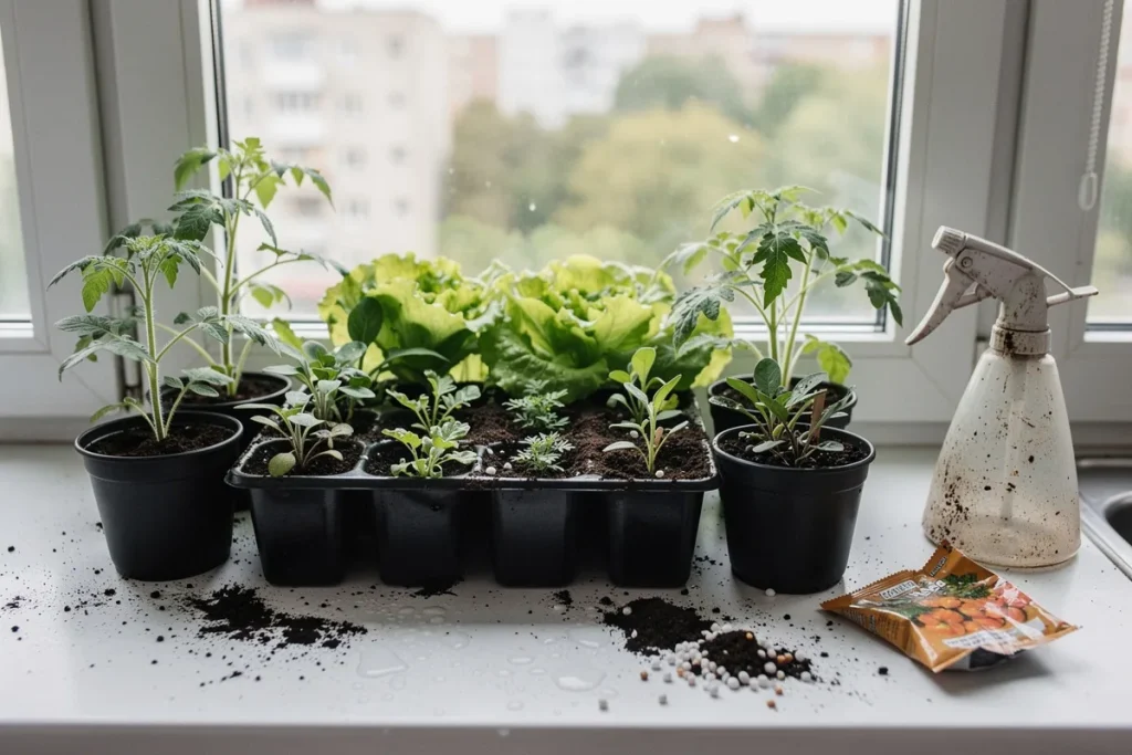 Ką sėti kambaryje dabar, kad vasarą džiaugtumėtės gausiomis gėlėmis ir derliumi
