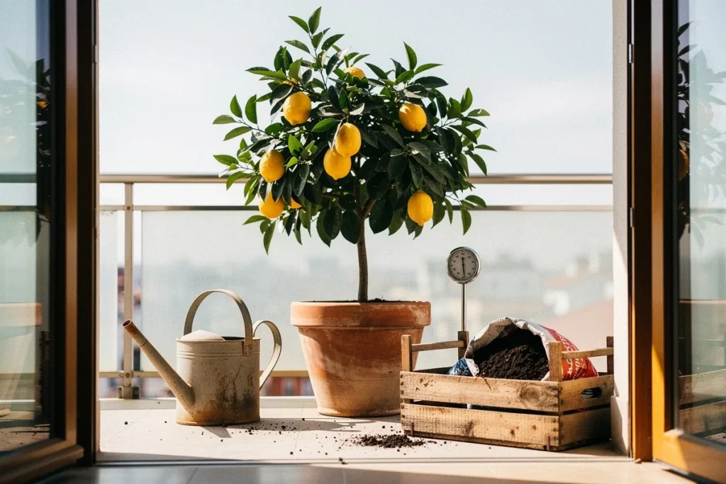 Kur kas geriau auginamas citrinmedis vazone: kur jį pastatyti, kad augtų stiprus ir sveikas
