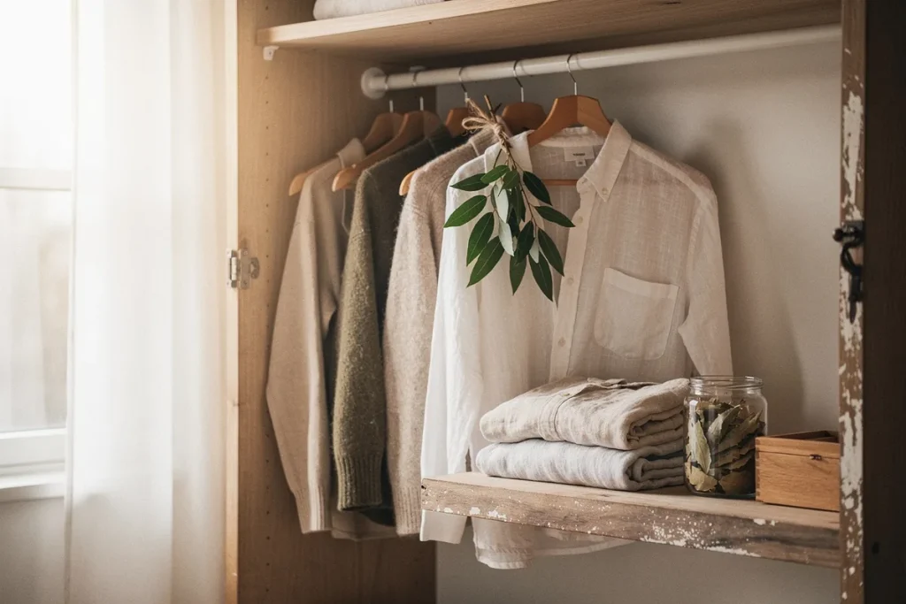 Pakabinta lauro šakelė spintoje: kam ji skirta ir kodėl ją rekomenduoja