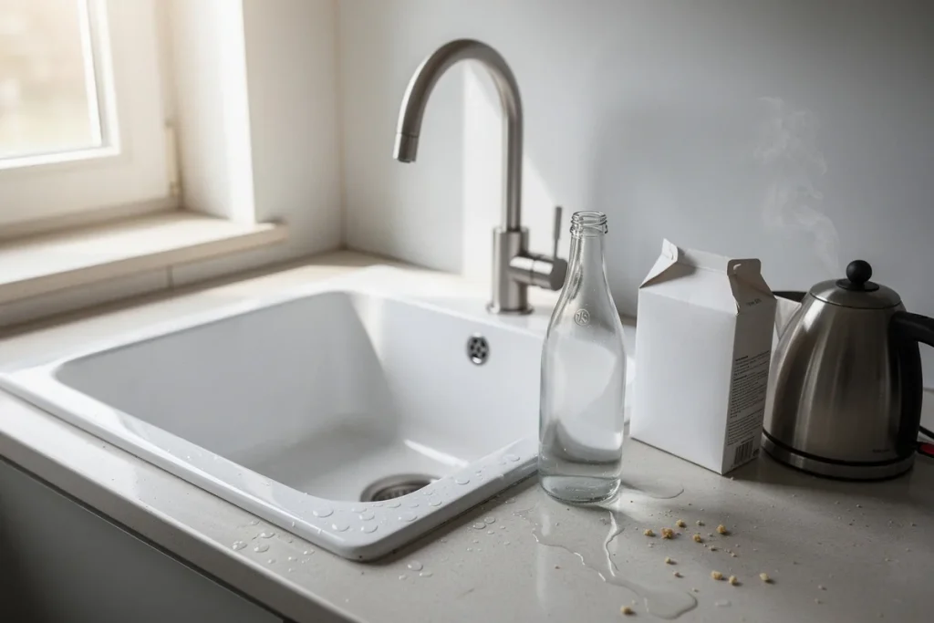 Paprastas ir pigus būdas atkimšti virtuvės kriauklę be santechniko