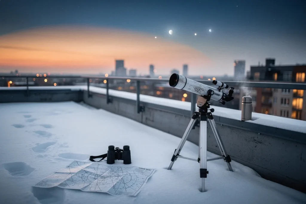 Planetų išsirikiavimas 2026: kaip atrodys reiškinys ir kaip jį stebėti