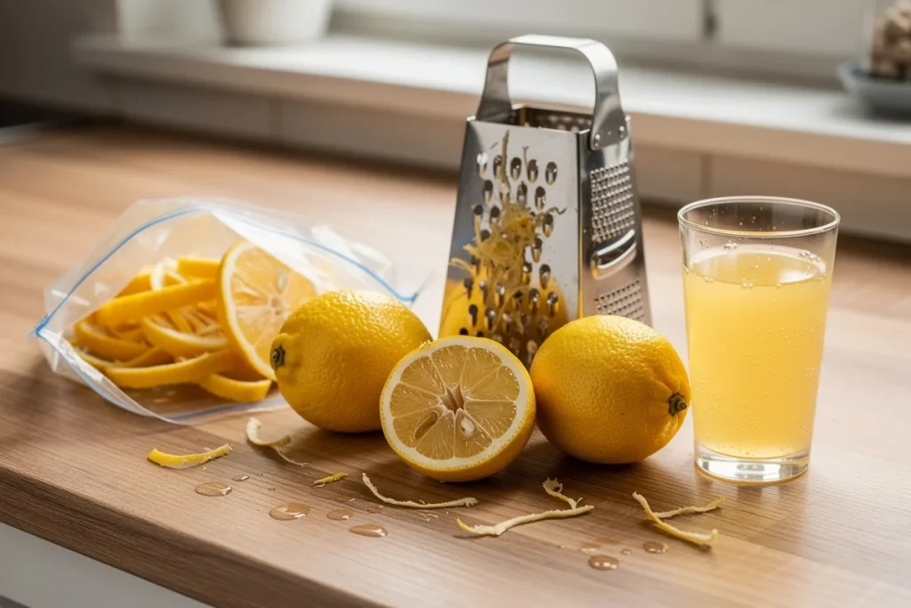 Kam užšaldyti citrinas prieš naudojant