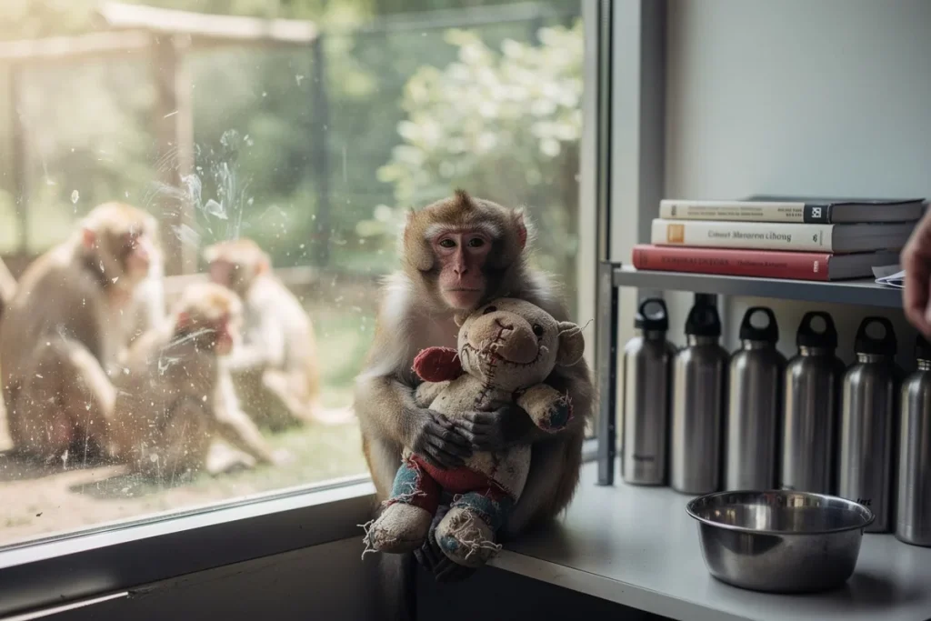 Makaka Punch ir pavojus humanizuoti laukinius gyvūnus